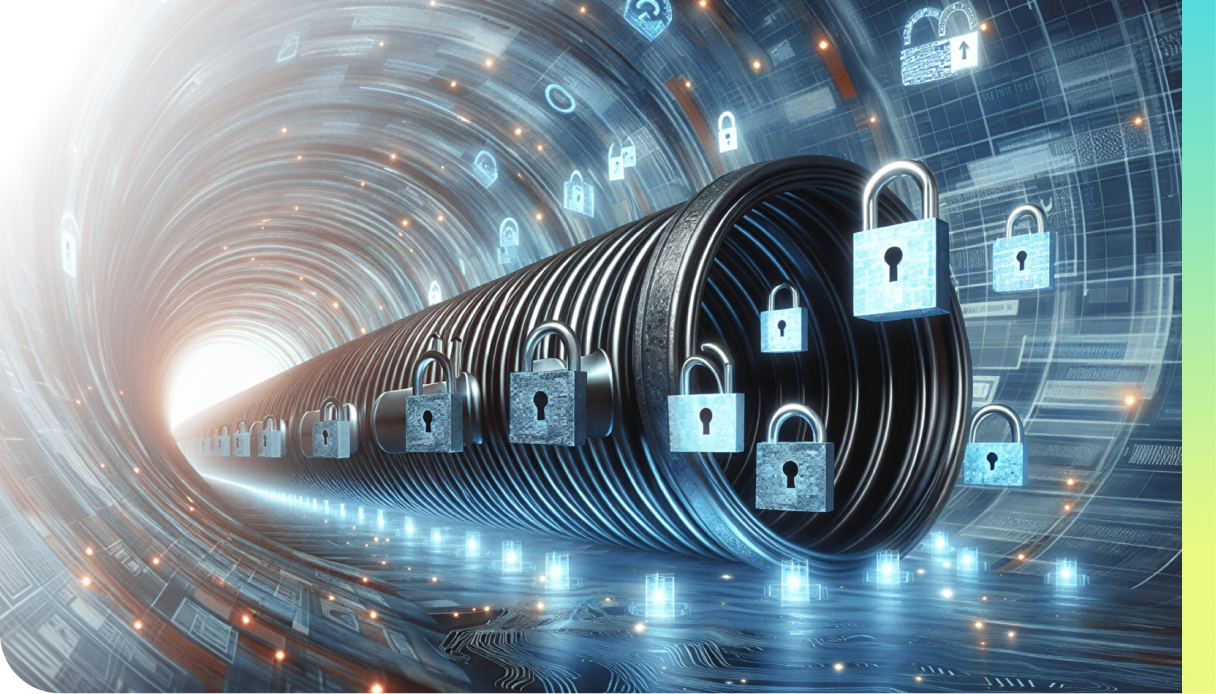 Data center with security overlay